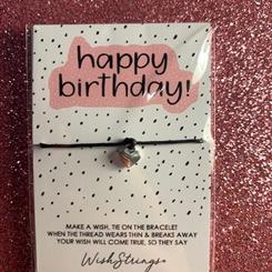 Happy Birthday Wish String Bracelet