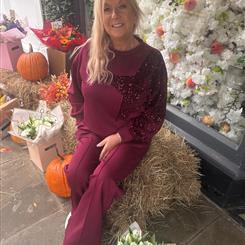 Star Lounge Set- Burgundy